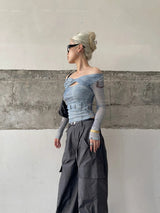 Litlookz Studio Acubi Mesh Top, view 3