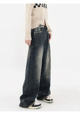 Litlookz Studio Acubi Wide Leg Dark Jeans, view 6