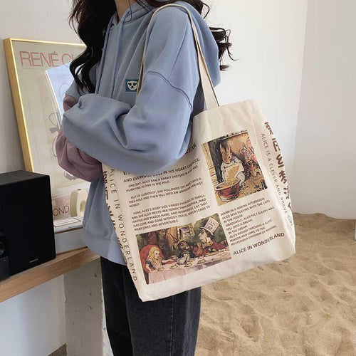 Litlookz Studio Alice in Wonderland Cloth Bag