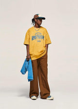 Litlookz Studio Amsterdam Suede Tee, view 2