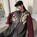 Litlookz Studio Angel Print Long Sleeve Shirt, view 2
