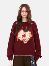 Litlookz Studio Apple Star Sweater, view 2