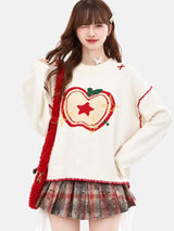 Litlookz Studio Apple Star Sweater, view 5