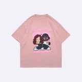 Litlookz Studio Ariel Pink Cute Couple Tee, view 2