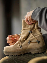 Litlookz Studio Army Style Lace Up Hiking Boots, view 5