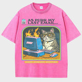 Litlookz Studio As Purr My Last Email Tee, view 5
