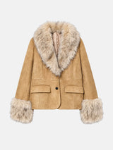 Litlookz Studio Aspen Faux Fur Jacket, view 5