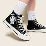 Litlookz Studio Astronaut Rabbit Lace Up Canvas Shoes, view 2
