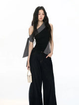 Litlookz Studio Asymmetric One Shoulder Top, view 4