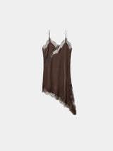 Litlookz Studio Asymmetrical Lace Mini Dress, view 5