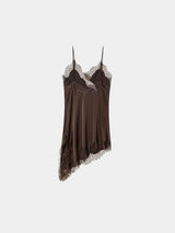 Litlookz Studio Asymmetrical Lace Mini Dress, view 6