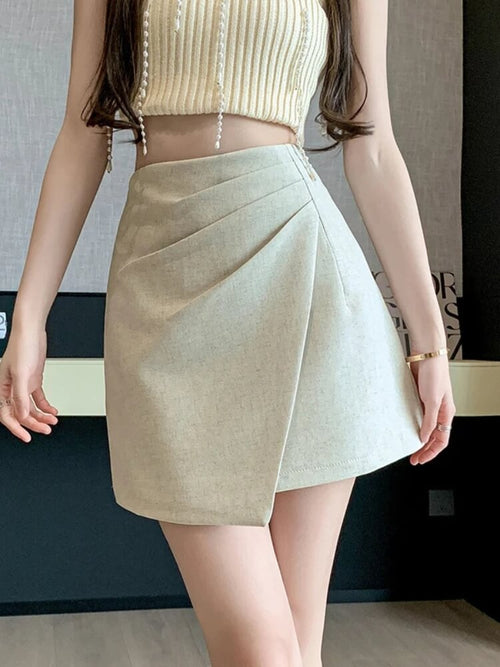 Litlookz Studio Asymmetrical Mini Skirt