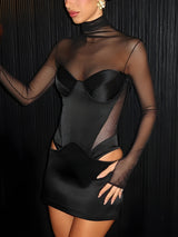 Litlookz Studio Baddie Cut Out Sheer Mini Dress, view 2