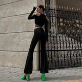 Litlookz Studio Baddie Cut-Out Wrap Top, view 4
