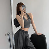 Litlookz Studio Baddie Heart Ring Halter Top, view 3