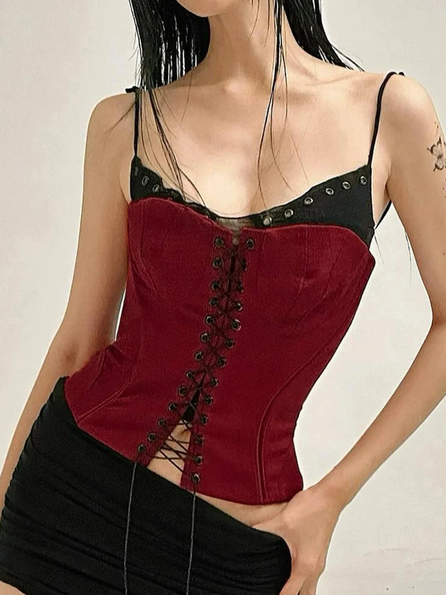 Litlookz Studio Baddie Layered Corset Top