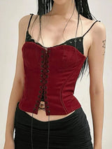Litlookz Studio Baddie Layered Corset Top, view 2