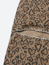 Litlookz Studio Baddie Leopard Embellished Cut Out Pants, view 6