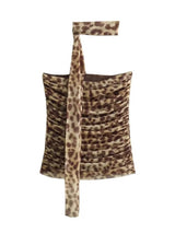 Litlookz Studio Baddie Leopard Tube Top, view 5