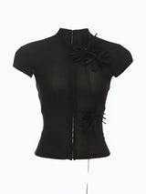 Litlookz Studio Baddie Sheer Blouse, view 3