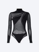 Litlookz Studio Baddie Sheer Mesh Bodysuit, view 3