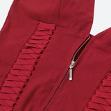 Litlookz Studio Baddie Zip Up Halter Top, view 3