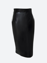 Litlookz Studio Baddie Zip Up Slit Midi Pencil Skirt, view 6
