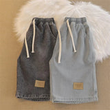 Litlookz Studio Baggy Denim Shorts, view 4