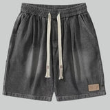 Litlookz Studio Baggy Denim Shorts, view 6