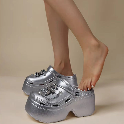 Litlookz Studio Balloon Dog Platform Clog Sandals