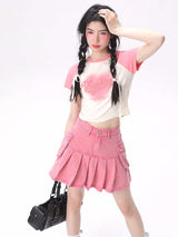 Litlookz Studio Barbie Cargo Mini Skirt, view 2