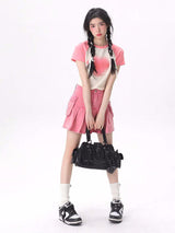Litlookz Studio Barbie Cargo Mini Skirt, view 4
