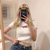 Litlookz Studio Barbie Embroidered Crop Top, view 4