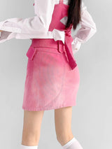 Litlookz Studio Barbie Mini Skirt & Top Two Piece Set, view 2