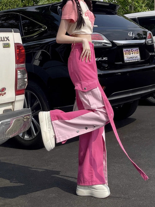 Litlookz Studio Barbie Patchwork Cargo Pants