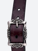 Litlookz Studio Baroque Faux Leather Belt, view 3