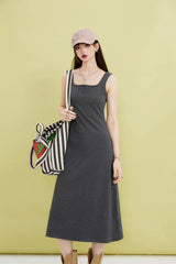 Litlookz Studio Basic Casual Button Up Midi Dress, view 2