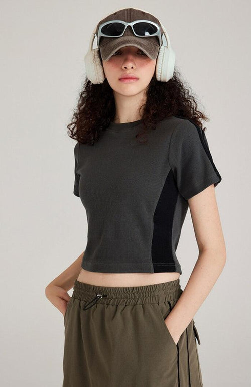 Litlookz Studio Basic Cropped Tee