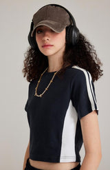 Litlookz Studio Basic Cropped Tee, view 4