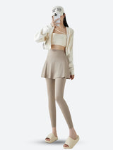 Litlookz Studio Basic Sport Leggings Mini Skirt, view 3
