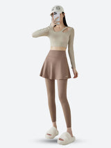 Litlookz Studio Basic Sport Leggings Mini Skirt, view 5
