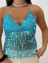 Litlookz Studio Beaded Backless Top, view 6