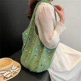Litlookz Studio Beaded Crochet Bag, view 2