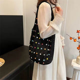Litlookz Studio Beaded Crochet Bag, view 3