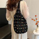 Litlookz Studio Beaded Crochet Bag, view 4