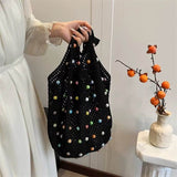 Litlookz Studio Beaded Crochet Bag, view 6