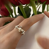 Litlookz Studio Beaded Floral Ring, view 3