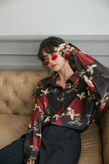 Litlookz Studio Bird Pattern Long Sleeve Shirt, view 3
