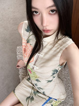 Litlookz Studio Birdsong Garden Mini Dress, view 5