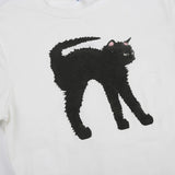 Litlookz Studio Black Cat Crop Tee, view 4